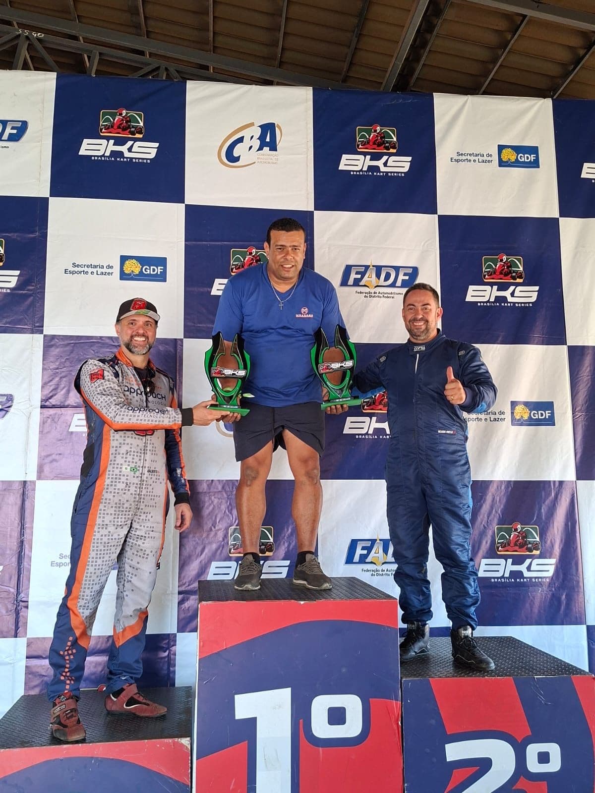 PÓDIO — BRASÍLIA KART SERIES