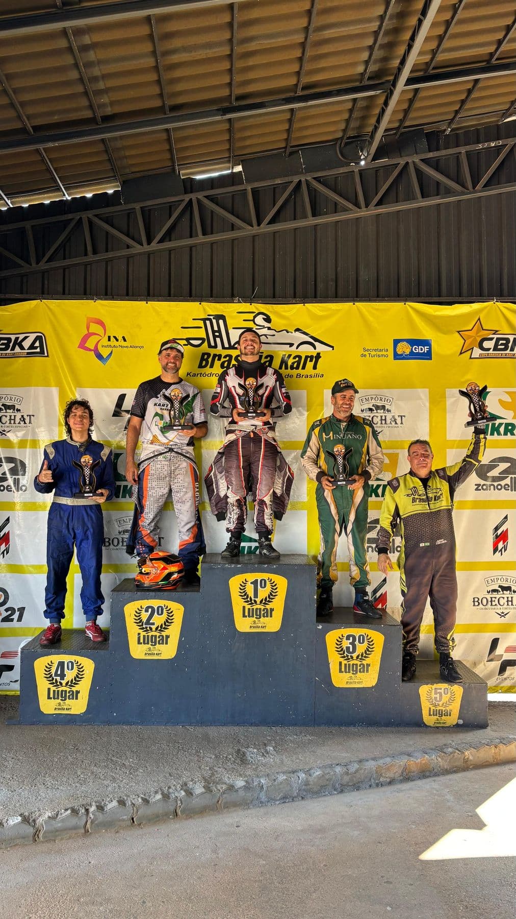 PÓDIO MASTER — BRASÍLIA KART